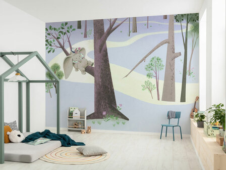 Dumbo behang In de boom