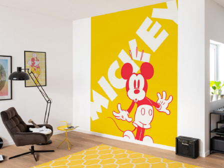 Mickey Mouse behang Contrast