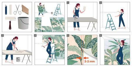 Rapunzel fotobehang XL Lila