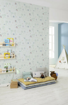 Lilo en Stitch behang Beach Love