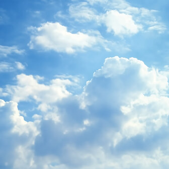 Wolken fotobehang Sky