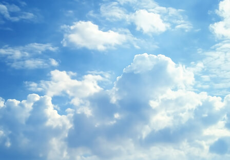 Wolken fotobehang Sky