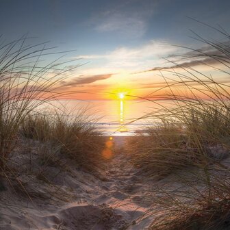 Strand behang Zonsondergang III