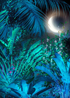 Jungle fotobehang Intense