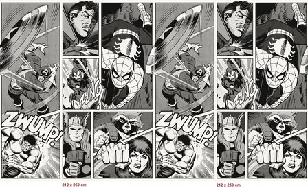 Marvel Classic Comic Panel behang  2X