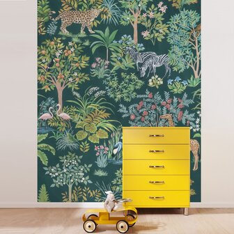 Jungledieren behang Happy Jungle