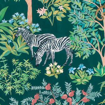 Jungledieren behang Happy Jungle