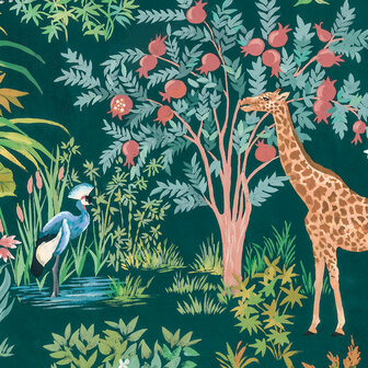Jungledieren behang Happy Jungle