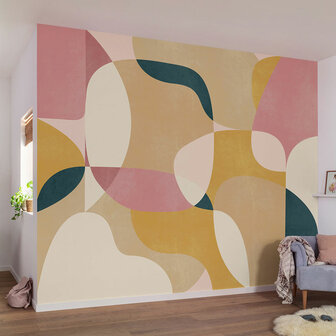 Abstract behang Baby Girl