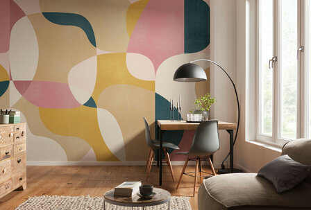 Abstract behang Baby Girl