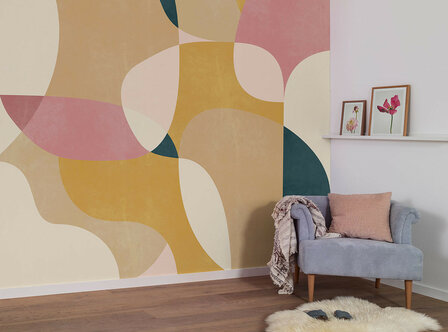 Abstract behang Baby Girl