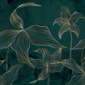 Exotic Green fotobehang XL