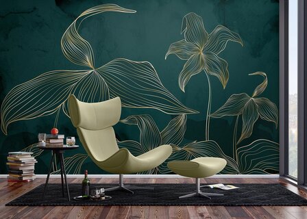 Exotic Green fotobehang XL