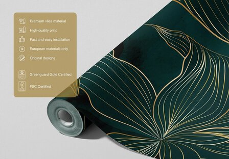 Exotic Green fotobehang XL