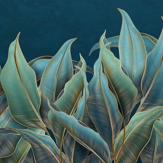 Golden Palms fotobehang XL
