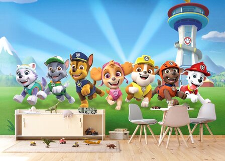 Paw Patrol behang Team XL