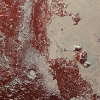 Planeten muurcirkel Pluto