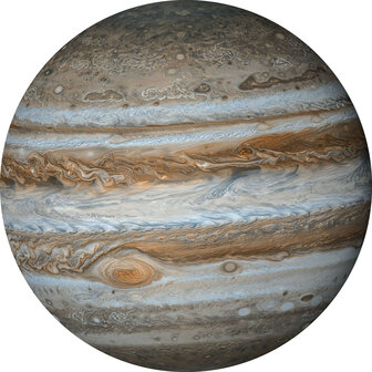 Planeten muurcirkel Jupiter