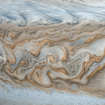 Planeten muurcirkel Jupiter