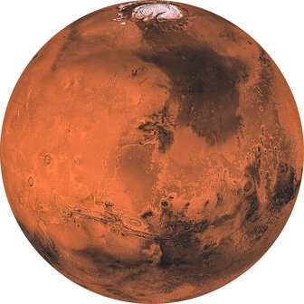 Planeten muurcirkel Mars