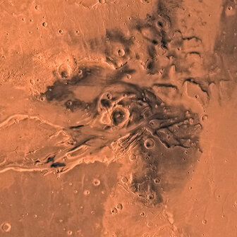 Planeten muurcirkel Mars