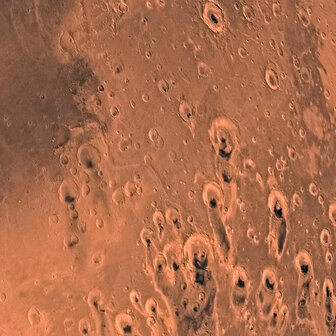 Planeten muurcirkel Mars