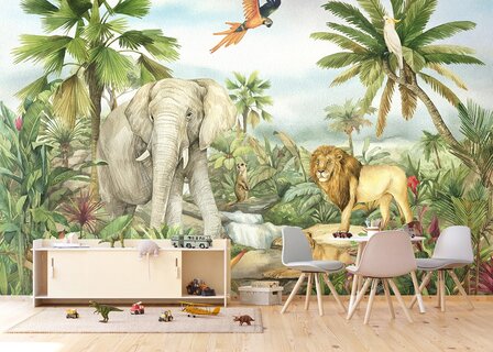 Jungle behang Jungle Droom XL