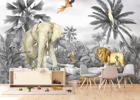 Jungle behang Jungle Droom XL - G