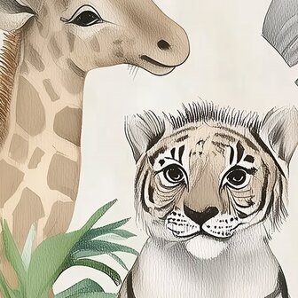 Jungledieren fotobehang Witte Tijger