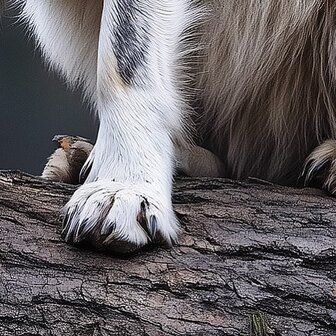 Bosdieren fotobehang Wolf