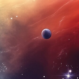 Space fotobehang Planets