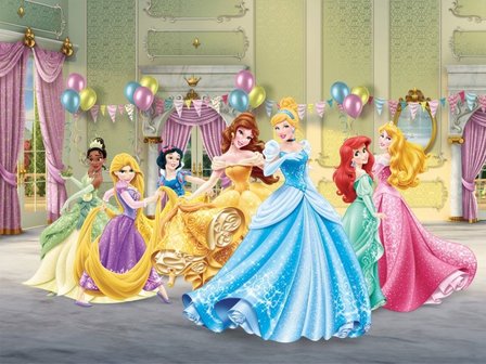 Disney Princess behang Party XL