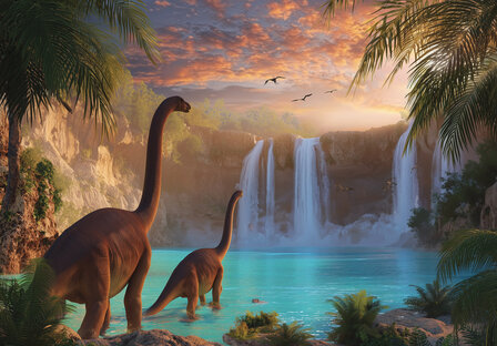 Dinosaurus fotobehang Dinoworld