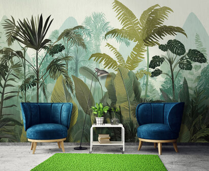Jungle fotobehang Urban Jungle Escape