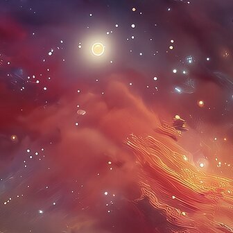 Space fotobehang Kleurrijk Heelal