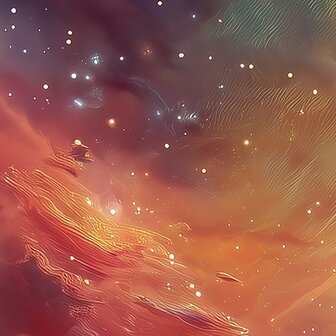 Space fotobehang Kleurrijk Heelal