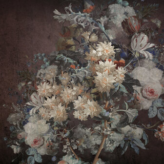 Bloemen fotobehang Klassiek Donker