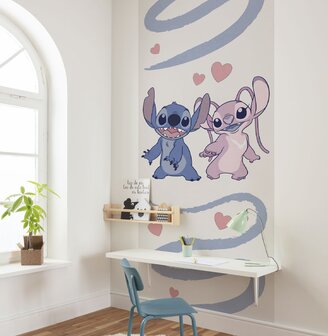 Stitch behang Together Forever