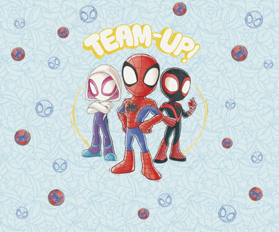 Spidey Amazing Friends fotobehang Team Up