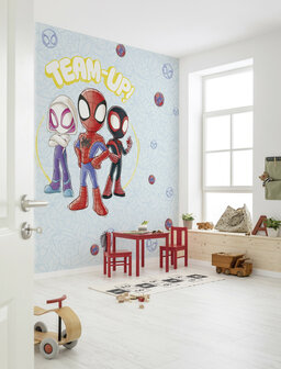 Spidey Amazing Friends fotobehang Team Up