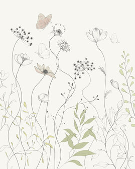 Bloemen fotobehang Easy Breezy