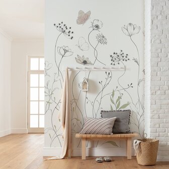 Bloemen fotobehang Easy Breezy