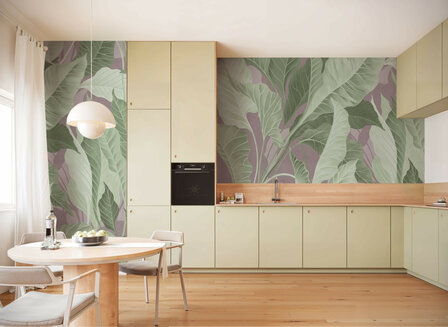 Bladeren fotobehang Spring Poem