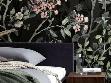 Bloemen fotobehang Nuit Royale