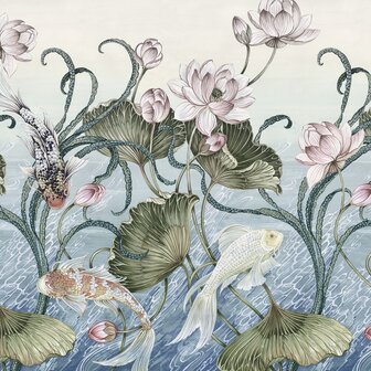 Haiku Vijver fotobehang