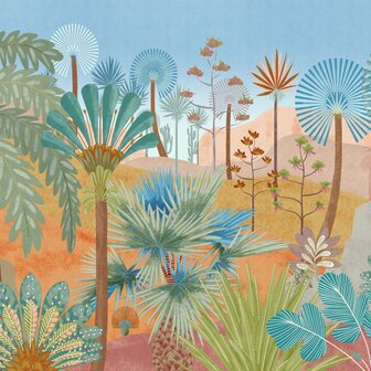 Tropisch landschap fotobehang Colinas