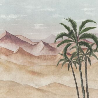 Woestijnlandschap fotobehang Silent Sands