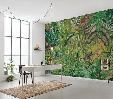 Botanisch fotobehang Colorante