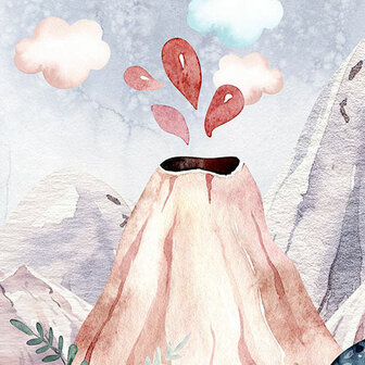 detail Dinosaurus behang Dino Speelplaats