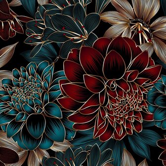 Bloemen fotobehang Elegant Dahlia XL